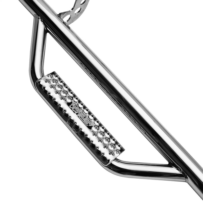 Smittybilt T0678CC-SS N-Fab Nerf Step Wheel-To-Wheel; 2 in. Main Tube; Stainless Steel; 4 Step; - Truck Part Superstore