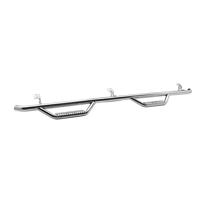 Smittybilt T0678CC-SS N-Fab Nerf Step Wheel-To-Wheel; 2 in. Main Tube; Stainless Steel; 4 Step; - Truck Part Superstore