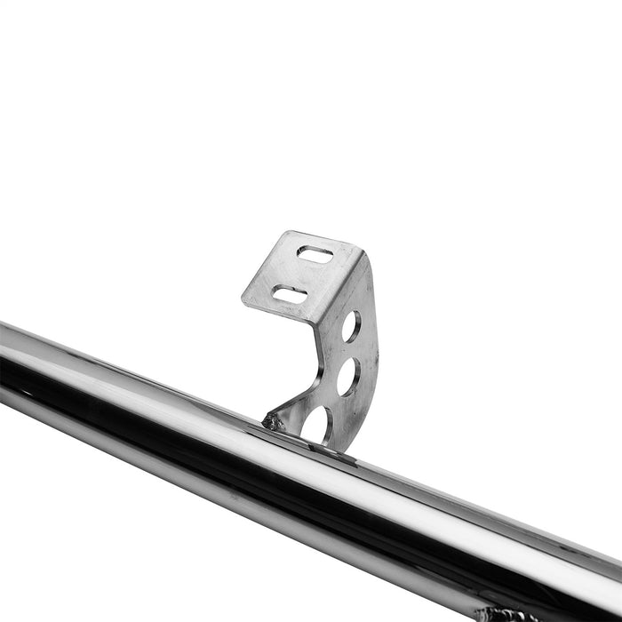 Smittybilt T0678CC-SS N-Fab Nerf Step Wheel-To-Wheel; 2 in. Main Tube; Stainless Steel; 4 Step; - Truck Part Superstore
