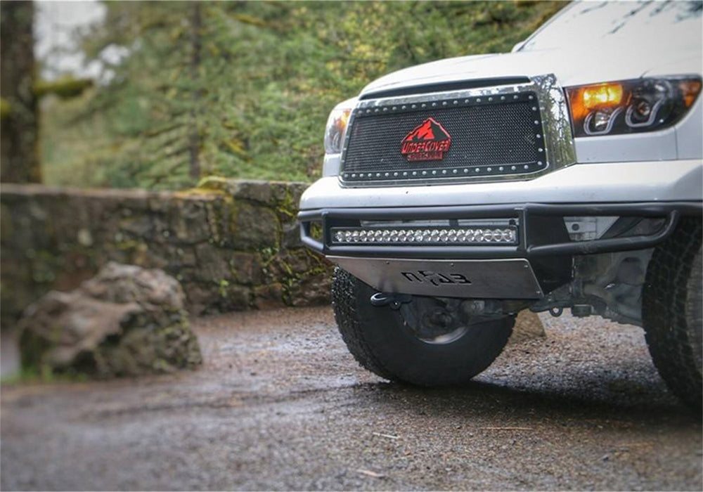 N-Fab T071MRDS-TX M-RDS PreRunner Front Bumper (1 Pc) w/Skid Plate-07-13 Tundra-TX Blk - Truck Part Superstore