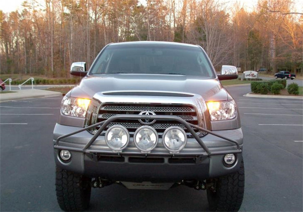 N-Fab T073LH Light Mounting Solution-Pre-Runner Light Bar-2007-2013 Toyota Tundra-Gloss Black - Truck Part Superstore