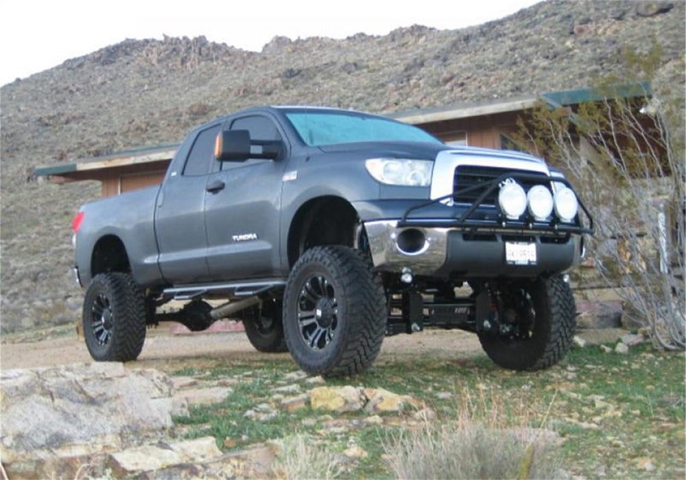 N-Fab T073LH Light Mounting Solution-Pre-Runner Light Bar-2007-2013 Toyota Tundra-Gloss Black - Truck Part Superstore