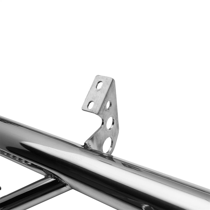 Smittybilt T0786QC-SS N-Fab Nerf Step Wheel-To-Wheel; Stainless Steel; 4 Step; - Truck Part Superstore