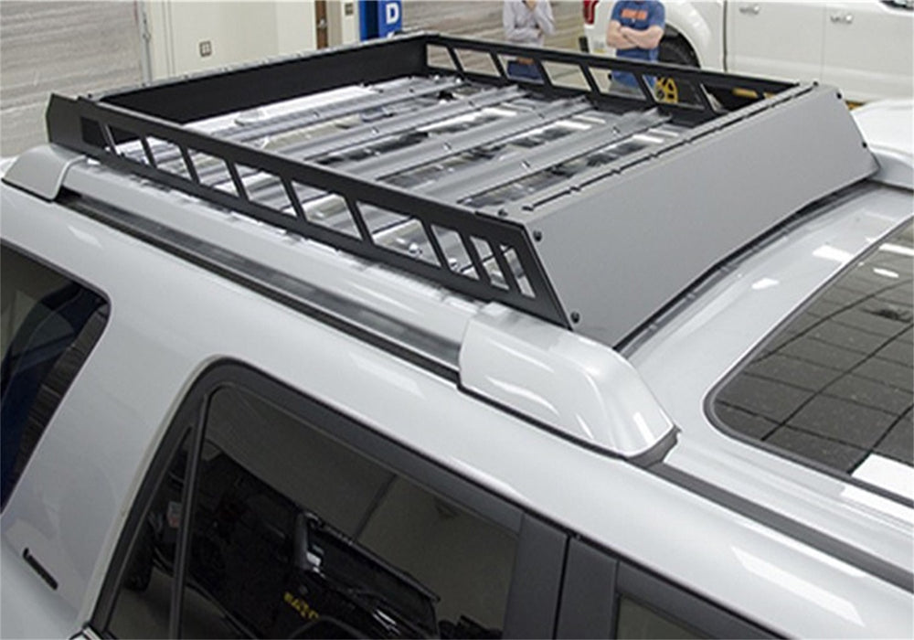 N-Fab T102MRF Aluminum Modular Roof Rack-Bolt On-2010-2022 Toyota 4Runner-Textured Black - Truck Part Superstore