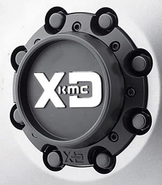 XD T112H170-H43-S1 XDS DUALLY 8X6.5/170 FRONT CAP S-BLK - Truck Part Superstore