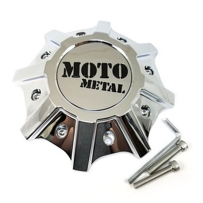Moto Metal T142L215-H48-C1 MOTO CAP (EXCL 20X9 +18) - CHROME - Truck Part Superstore