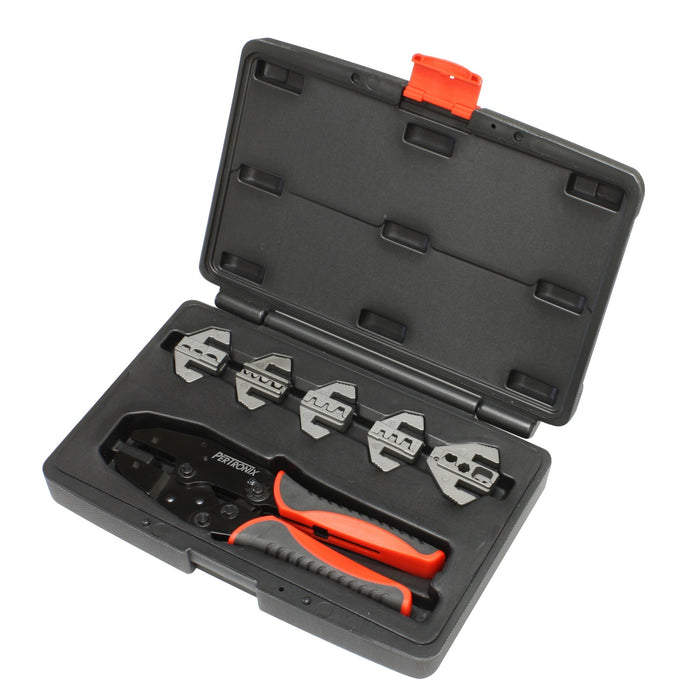 Pertronix T3001 Crimp Tool, Quick Change Ratchet Crimp Kit - Truck Part Superstore