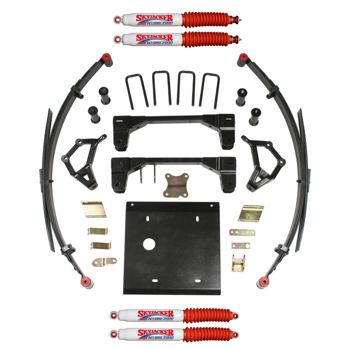 Skyjacker T432RKS-H Suspension Lift Kit 86-89 4Runner w/Shock 4 Inch Lift 3.25 Inch Wide Rear U-Bolts Red Skyjacker - Truck Part Superstore