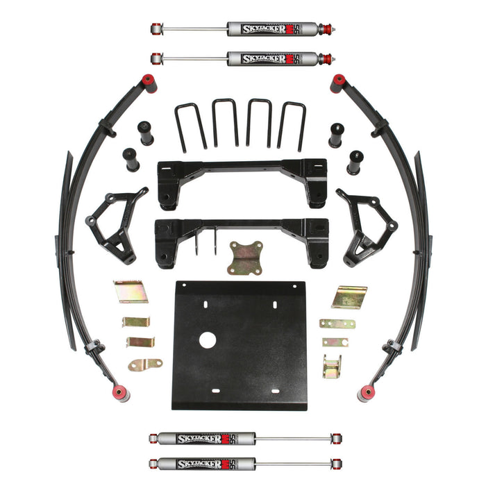 Skyjacker T432RKS-M Suspension Lift Kit 86-89 4 Runner w/Shock M95 Performance Shocks 4 Inch Lift 3.25 Inch Wide Rear U-Bolts Red Skyjacker - Truck Part Superstore