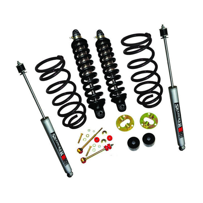Skyjacker T4330BM Suspension Lift Kit w/Shock 3 Inch Lift 03-19 Toyota 4Runner Incl. Front Coil-Over Shocks Front Coil Springs Coil-Over Shock Brackets Rear Coil Spring Rear Sway Bar Link Rear M95 Monotube Shock Skyjacker - Truck Part Superstore