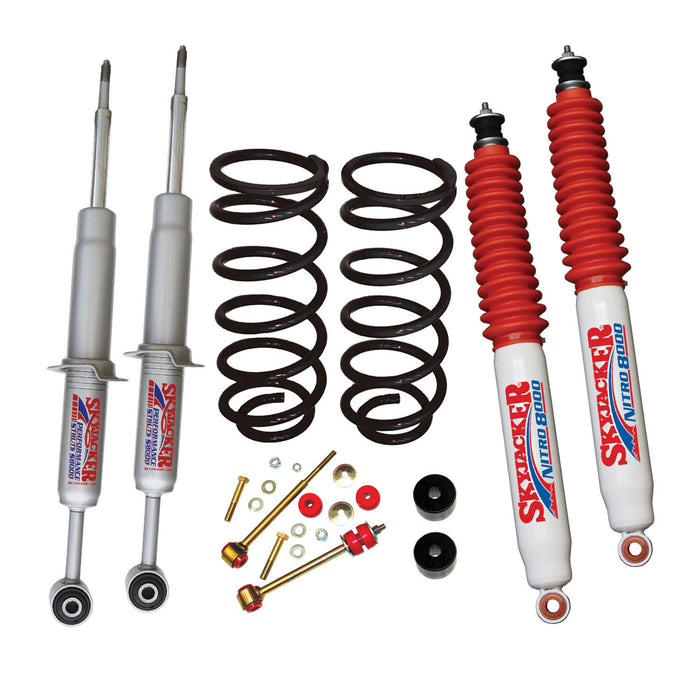 Skyjacker T4330STBN Suspension Lift Kit w/Shock 3 Inch Lift 03-19 Toyota 4Runner Incl. Front Struts Front Diff. Drop Kit Rear Coil Springs Rear Sway Bar End Links Rear Nitro 8000 Shocks Skyjacker - Truck Part Superstore