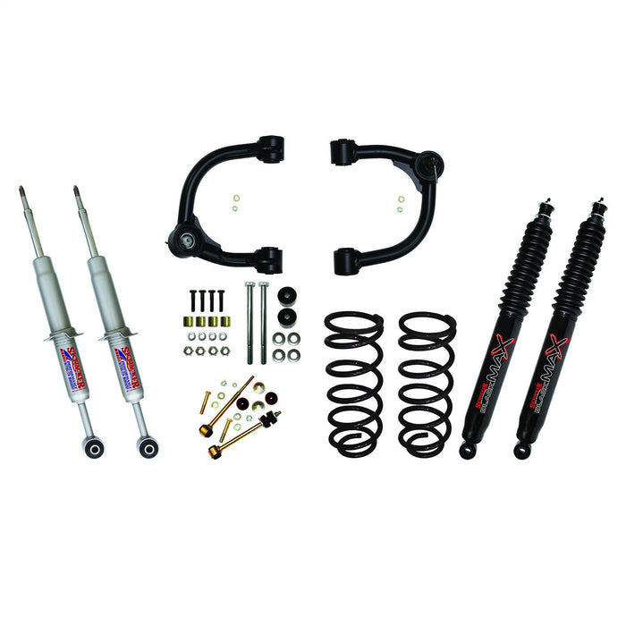 Skyjacker T4330STUB 3in. Upper A-Arm; Performance Strut; Rear Coils/Black MAX Shocks - Truck Part Superstore