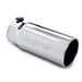MBRP T5050 Exhaust Tail Pipe Tip 5 Inch O.D. Rolled Straight 4 Inch Inlet 12 Inch Length T304 Stainless Steel MBRP - Truck Part Superstore