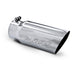 MBRP T5052 Exhaust Tail Pipe Tip 5 Inch O.D. Angled Single Walled 4 Inch Inlet 12 Inch Length T304 Stainless Steel MBRP - Truck Part Superstore