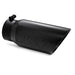 MBRP T5053BLK Exhaust Tip 5 Inch O.D. Dual Wall Angled 4 Inch Inlet 12 Inch Length-Black Finish MBRP - Truck Part Superstore