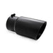 MBRP T5074BLK Exhaust Tip 6 Inch O.D. Dual Wall Angled 5 Inch Inlet 12 Inch Length-Black Finish MBRP - Truck Part Superstore