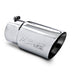 MBRP T5074 Exhaust Tail Pipe Tip 6 Inch O.D. Dual Wall Angled 5 Inch Inlet 12 Inch Length T304 Stainless Steel MBRP - Truck Part Superstore