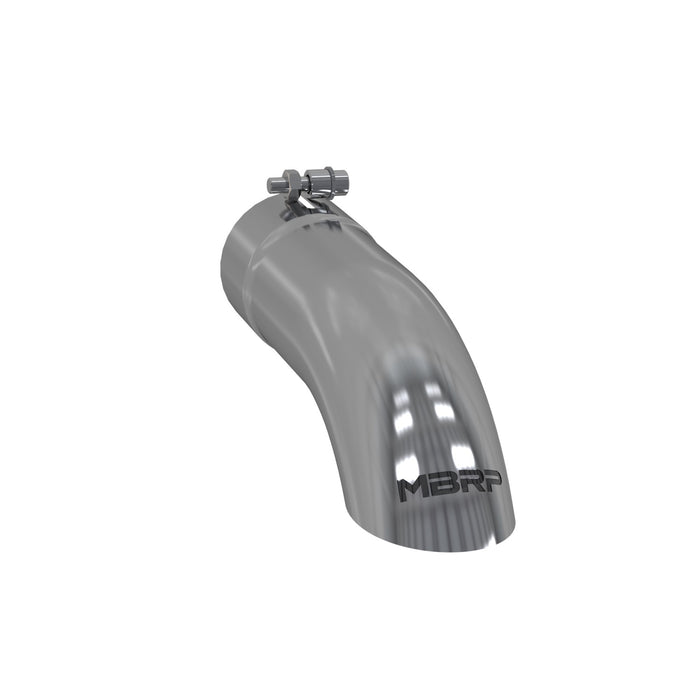 MBRP T5080 Exhaust Tail Pipe Tip 3.5 Inch O.D. Turn Down 3.5 Inch Inlet 12 Inch Length T304 Stainless Steel MBRP - Truck Part Superstore