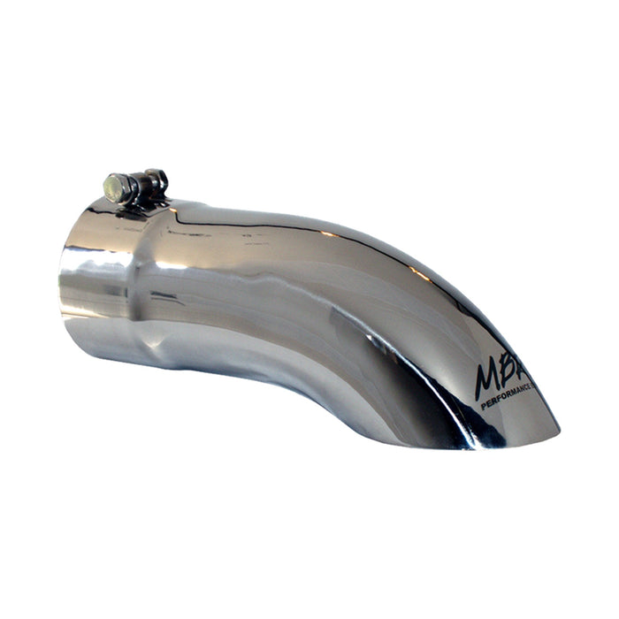 MBRP T5081 Exhaust Tail Pipe Tip 4 Inch O.D. Turn Down 4 Inch Inlet 12 Inch Length T304 Stainless Steel MBRP - Truck Part Superstore