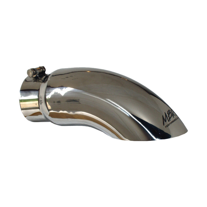 MBRP T5086 Exhaust Tail Pipe Tip 5 Inch O.D. Turn Down 4 Inch Inlet 14 Inch Length T304 Stainless Steel MBRP - Truck Part Superstore
