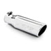 MBRP T5113 Exhaust Tip 3 1/2 Inch O.D. Angled Rolled End 2 1/2 Inch Inlet 12 Inch Length T304 Stainless Steel MBRP - Truck Part Superstore