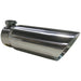 MBRP T5114 Exhaust Tip 3 1/2 Inch O.D. Dual Wall Angled End 3 Inch Inlet 10 Inch Length T304 Stainless Steel MBRP - Truck Part Superstore