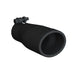 MBRP T5116BLK Exhaust Tip 3 3/4 Inch O.D. Oval 2.5 Inch Inlet 7 1/16 Inch Length Black MBRP - Truck Part Superstore