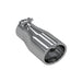 MBRP T5116 Exhaust Tip 3 3/4 Inch O.D. Oval 2.5 Inch Inlet 7 1/16 Inch Length T304 Stainless Steel MBRP - Truck Part Superstore