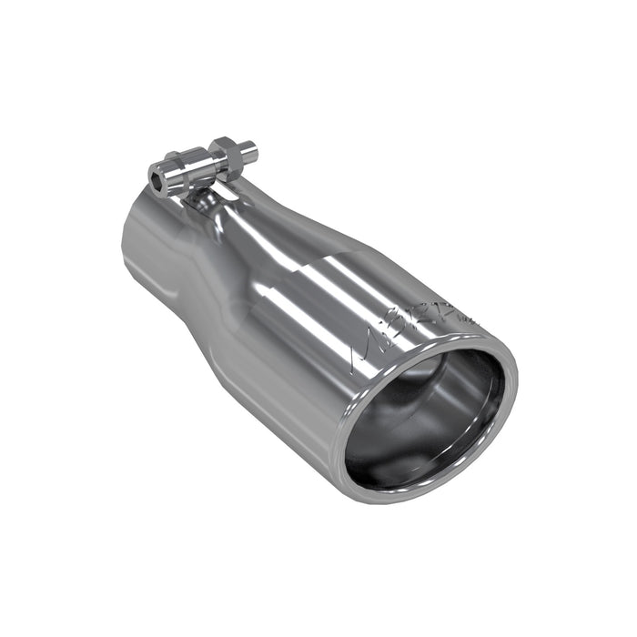 MBRP T5116 Exhaust Tip 3 3/4 Inch O.D. Oval 2.5 Inch Inlet 7 1/16 Inch Length T304 Stainless Steel MBRP - Truck Part Superstore