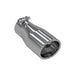 MBRP T5116 Exhaust Tip 3 3/4 Inch O.D. Oval 2.5 Inch Inlet 7 1/16 Inch Length T304 Stainless Steel MBRP - Truck Part Superstore