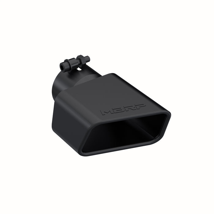 MBRP T5119BLK Exhaust Tip Rectangle Angled Cut Fits 3 Inch Systems Driver Side MBRP - Truck Part Superstore