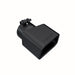 MBRP T5120BLK Exhaust Tip Rectangle Angled Cut Fits 3 Inch Systems Passenger Side MBRP - Truck Part Superstore