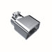 MBRP T5120 Exhaust Tip 4 3/4 Inch X 3 Inch ID Rectangle Angled Cut 3 Inch O.D. Inlet Passenger Side 7 3/8 Inch Length T304 Stainless Steel MBRP - Truck Part Superstore