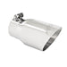 MBRP T5122 Exhaust Tip 4 Inch O.D. Dual Wall Angled Rolled End Fits Aluminized Steel 3 Inch Systems MBRP - Truck Part Superstore