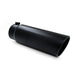 MBRP T5125BLK Exhaust Tip 6 Inch O.D. Angled Rolled End 5 Inch Inlet 18 Inch Length Black Finish MBRP - Truck Part Superstore