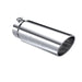 MBRP T5125 Exhaust Tip 6 Inch O.D. Angled Rolled End 5 Inch Inlet 18 Inch Length T304 Stainless Steel MBRP - Truck Part Superstore