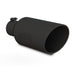 MBRP T5126BLK Exhaust Tip 7 Inch O.D. Rolled End 4 Inch Inlet 18 Inch Length Black Coated MBRP - Truck Part Superstore