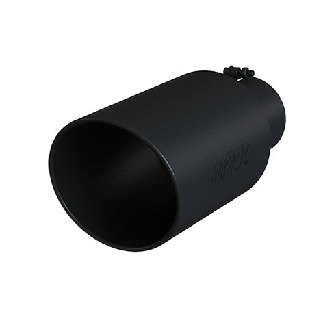 MBRP T5129BLK Exhaust Tip 8 Inch O.D. Rolled End 5 Inch Inlet 18 Inch Length Black MBRP - Truck Part Superstore