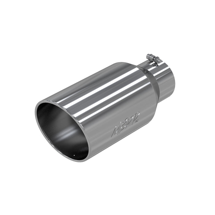 MBRP T5129 Exhaust Tip 8 Inch O.D. Rolled End 5 Inch Inlet 18 Inch Length T304 Stainless Steel MBRP - Truck Part Superstore