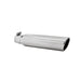 MBRP Exhaust T5142 3.5in. OD; 2.5in. inlet; 16in. in length; Angled Cut Rolled End; No Weld - Truck Part Superstore