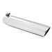 MBRP T5143 3.5 Inch OD 3 Inch Inlet 16 Inch Length Angled Cut Rolled End Clampless-No Weld T304 Stainless Steel MBRP - Truck Part Superstore