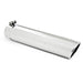 MBRP T5143 3.5 Inch OD 3 Inch Inlet 16 Inch Length Angled Cut Rolled End Clampless-No Weld T304 Stainless Steel MBRP - Truck Part Superstore