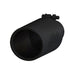 MBRP T5150BLK 4 Inch OD 2.5 Inch Inlet 12 Inch Length Exhaust Tail Pipe Tip Angled Cut Rolled End Clampless-No Weld Black Coated MBRP - Truck Part Superstore