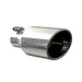 MBRP T5160 Exhaust Tip 4 1/2 Inch O.D. Single Wall Angle Rolled End 2.5 Inch Inlet 11 Inch Length T304 Stainless Steel MBRP - Truck Part Superstore