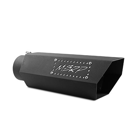 MBRP Exhaust T5164BLK MBRP Black Series Universal 4" Hexagon Shaped Exhaust Tip. - Truck Part Superstore