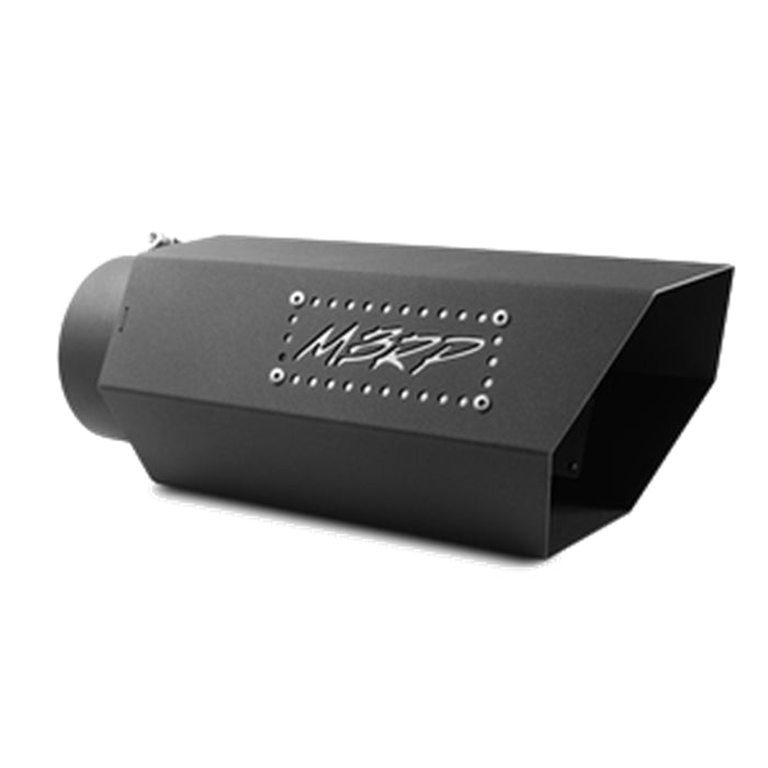 MBRP Exhaust T5166BLK MBRP Black Series Universal 5" Hexagon Shaped Tip. - Truck Part Superstore