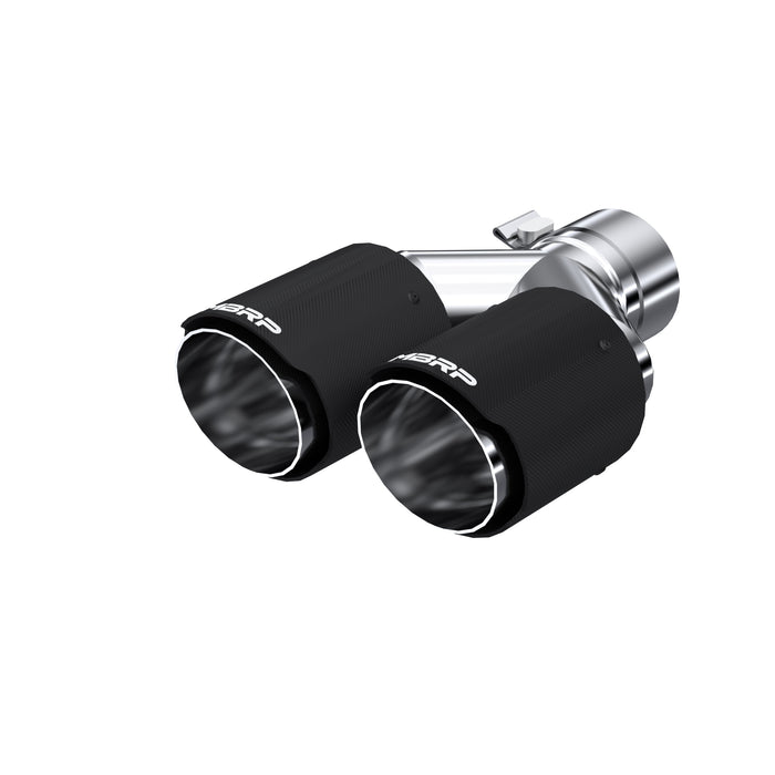 MBRP Exhaust T5170CF 2.5" Inlet Carbon Fiber Exhaust Tip. - Truck Part Superstore