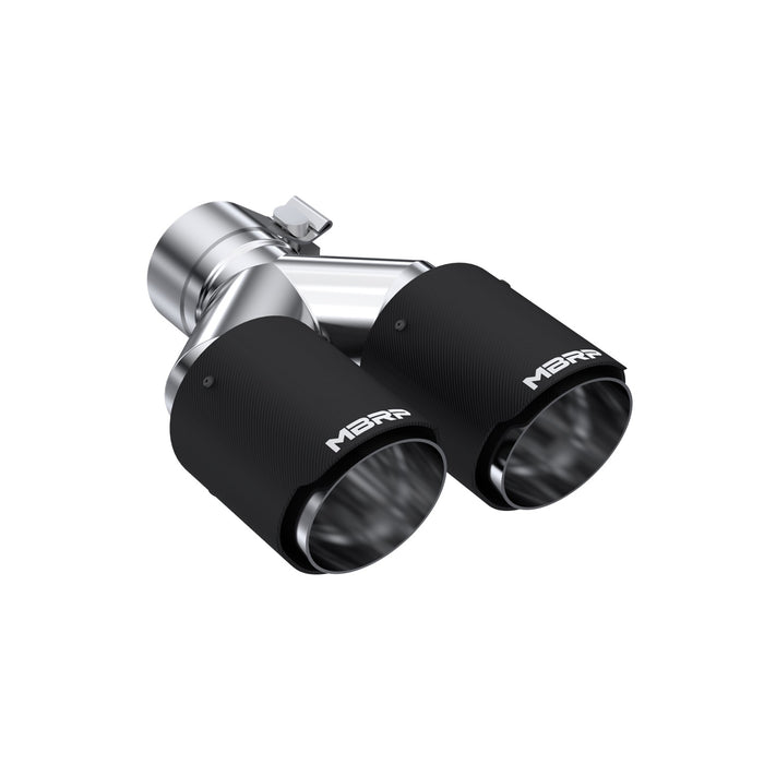 MBRP Exhaust T5171CF 2.5" Inlet Carbon Fiber Exhaust Tip. - Truck Part Superstore