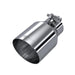 MBRP Exhaust T5176 Universal 2.5" Inlet; Single Wall Exhaust Tip. - Truck Part Superstore