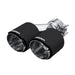 MBRP Exhaust T5177CF 2.5" Inlet; 4.0" OD Dual Out; Carbon Fiber Exhaust Tip. - Truck Part Superstore